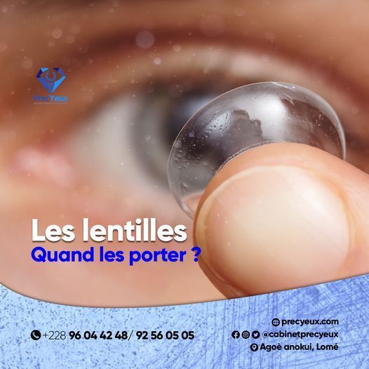 LES LENTILLES, QUAND LES PORTER ?